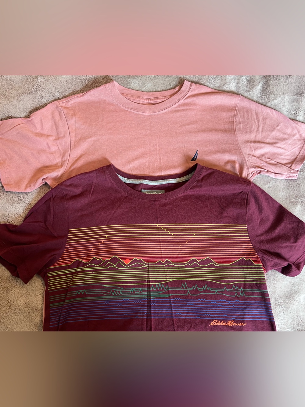 4 Boy’s Shirts Size 14/16 Gap, Nautica, adidas, Eddie Bauer